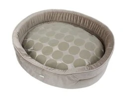 Wouapy - Corbeille Prestige Spot Taupe Pour Chien - T50