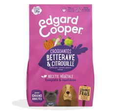 Edgard & Cooper - Croquettes Végétales Betterave Et Citrouille Pour Chien - 2,5Kg