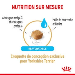 Royal Canin - Croquettes Yorkshire Terrier Adult 8+ Pour Chiens Seniors - 1,5Kg 10 Royal Canin - Croquettes Yorkshire Terrier Adult 8+ Pour Chiens Seniors - 1,5Kg -Magasin De Fournitures Pour Chiens De Compagnie 74335
