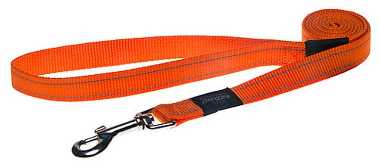 Rogz - Laisse Utility Orange Pour Chiens - 120x2,5cm 3 Rogz - Laisse Utility Orange Pour Chiens - 120x2,5cm