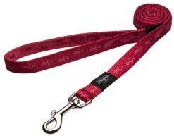 Rogz - Laisse Simple Alpinist Rouge Pour Chiens - L
