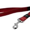 Rogz - Laisse Utility Rouge Pour Chiens - 120x2,5cm -Magasin De Fournitures Pour Chiens De Compagnie 74607