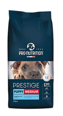 Pro-nutrition - Croquettes Prestige Medium Puppy Pour Chiots - 12Kg