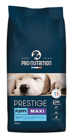 Pro-nutrition - Croquettes Prestige Maxi Puppy Pour Chiots - 15Kg
