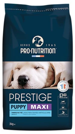Pro-nutrition - Croquettes Prestige Maxi Puppy Pour Chiots - 3Kg