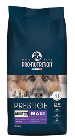 Pro-nutrition - Croquettes Prestige Maxi Adult 6+ Pour Chiens - 15Kg