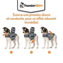 Thundershirt - Gilet Relaxant Bien Etre Pour Chiens - XS -Magasin De Fournitures Pour Chiens De Compagnie 76174