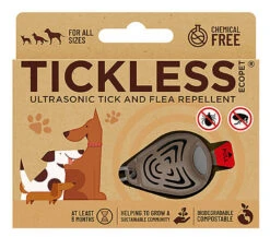 Tickless - Médaillon Ecopet Antiparasitaire Ultrason Pour Chiens Et Chats - 3,8cm