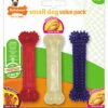Nylabone - Jouet Os à Mâcher Small Dog XS Poulet Bacon Pour Chiens - X3 -Magasin De Fournitures Pour Chiens De Compagnie 76459
