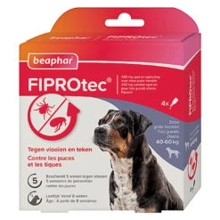 Beaphar - Pipettes Antiparasitaires Fiprotec Pour Très Grand Chien - X4